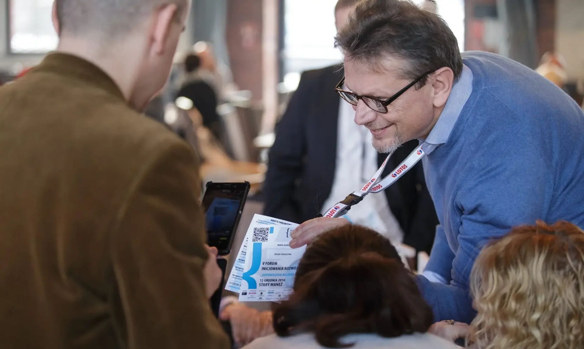 Mirek Jasinski na warsztatach strategicznych